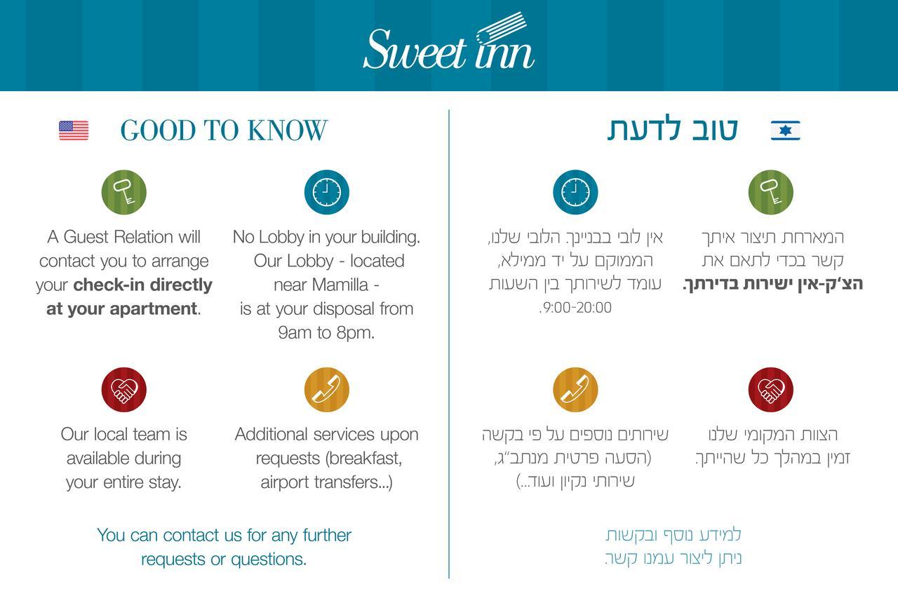 Sweet Inn- Talbieh Jerusalem Exterior foto